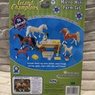 Grand Champions Micro Mini Farm Horse Figurine Set 14 Pieces Plastic  50164