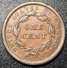 1840 Small Date Braided Hair Large Cent 1c Choice Vf Very Fine Nice Coin