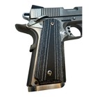 1911 Grips Full Size Ambi Safety Cut Black gray Laminate-made In Usa 