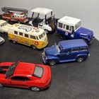 Lot Of 9 Assorted Die-cast Toy Cars - Model Kinsmart Skale 1 32-1 43