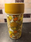 Vtg 1970s Aladdin Thermos Retro Boho Magic Mushroom Golden Brown Psychedelic 