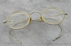 Vintage Antique Usa Glasses 12k Gold Filled Bridge   1 10 12k Gf Frames  Case