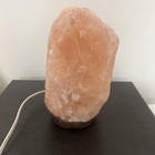 This Is A Pink Salt Rock Lamp That Lights Up  Perfect Condition And Works Great 
