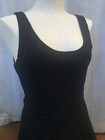 Aqua Woman   s Lbd Sleeveless Black Lace M Evening Party Dress Lined All Occasion