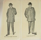 Vtg 1910s Men s Wool Suit   Coat Advertising Brochure  Pictures  Fur Lined Coat 