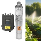 3  Solar Pump Submersible Pump Deep Well Bore Water Pump  mppt Controller Dc24v