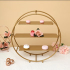 21  3 Tier Gold Cupcake Stand Dessert Display For Party Wedding Birthday Decor