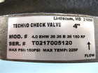4  150  Techno Ehw Dual Plate Hinged Wafer 150psi Check Valve Ss New F4