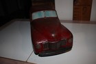 Antique Tin Litho Toy Wyandotte Estate  Woody Wagom Toy Car