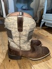Ariat Sport Patriot Boots Men   s Size 12 D Brown Leather Western 10023359