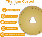 50-pack 45mm Titanium Coated Rotary Cutter Blades    Rotary Blades For Fabric  P