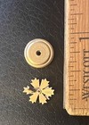 Vintage Masonic Past Master Lapel Screw Back Pin 14k Gold