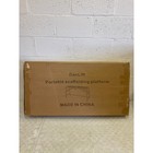 Daolift 78 74 x14 74 Carbon Steel Scaffolding Platform  Cap 660 Lbs 40-62  H