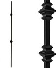 Staircase Balusters 44 X 1 2 Inch  10 Pk Wrought Iron Stair Spindles  New