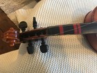 Vtg Stradivarius Copy Violin-project For Repair parts case And Roth-glasser Bow