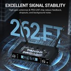 Tonor Wireless Microphone System  Auto Scan   Pair Uhf Rechargeable Karaoke Mic