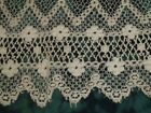 Lot Of 4 Pieces Antique Victorian Lace Dress Period Costume Trim Vintage Needle