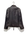 A s m Sheepskin Single Leather Riders Jacket Men s Size 52 Black