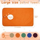 Hercicy Toddler Baby Bibs Terry Cloth 5 Pcs Vivid Color Snap Button 0-4 Years