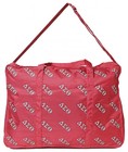 Delta Sigma Theta Folding Tote Bag  red - 19  X 14  X 7  