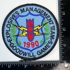 Rare 1990 Goodwill Games Eod Explosive Management Teams Patch   74