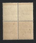 Egypt 1953 20m With Bars Over Face Overprint Double Mnh Block Of 4