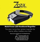 Magnifying Glass Lens Led Light Lamp Visor Head Loupe Jeweler Headband Magnifier
