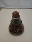 Rare Carter   s Raven Black Ink Paper Label Bottle Crude Lip 