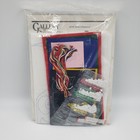 Vtg Bucilla Santa Snowman Silent Night Felt Stocking Kit Applique Embroidery New