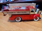 Nice Seldom Seen Vintage 1950 s Yonezawa Tin Litho  Friction Dump Truck W  Box