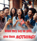 Funny Gag Gift - Nothing      Hilarious Empty Prank Gifts For Birthdays  Christmas