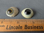 Vintage Or Antique Human Prosthetic Eye-glass--broken
