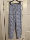 Love Shack Fancy X Beach Riot Blue Floral Leggings Sports Bra Set Size L