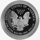 1994-p American Silver Eagle Proof Uncirculated  1 Coin Ogp   Coa Lowest Mintage