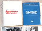 1988 Friday The 13th Press Kit Notes photos Plus  1st 6 Friday The 13th  Rare 