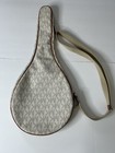 Michael Kors Jet Set Mk Vanilla Signature Tennis Racket Cover