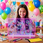 17  Led Drawing Board With 7 Colors light Up Cosmody 17     White
