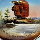 Mushroom Park Colorado Co Antique Balanced Rock Souvenir Trinket Plate