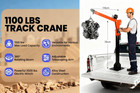 2000 Lbs 12v Dc Powered  Pickup Truck Crane Crane  360   Swivel Truck Crane