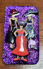 Vintage 90 s Woman Pins By Lucinda Purple Glitter 3 Women Dressed Up Pin  Brooch