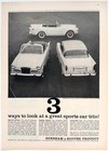 1960 Sunbeam Alpine Car Advertisement Automobilia Classic Rootes British Expo