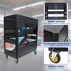 Rolling Tool Cart  3 Tier Detachable Utility Tool Storage Organizer For Garage