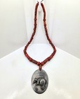 Hudson Bay Trade Bead Necklace Indian Port Albany Fur House Cornaline D aleppo