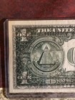 2003  1 Fed Res Note Error Full Front To Back Ink Transfer 