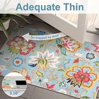  Washable Kitchen Runner Rug  2x8 Colorful Floral Rug Runners For Hallways 