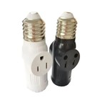 E26 Light Socket To Plug Adapter 2 3 Prong Light Bulb Outlet Socket Adapter