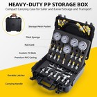 60mpa Hydraulic Pressure Test Set 5 Gauges 13 Couplings 14 Tee Connectors 5 Hose
