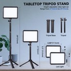 2 Pack Led Video Photography Lighting Kit Studio Light 2800k-6500k Dimmable