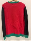 Ugly Christmas Holiday Sweater Let It Glow Reindeer Red Green Adult Lights Sz Xl