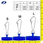 Ocean Cat Sinker Slides With E Snap Fishing Barrel Swivel Blue Saltwater Tackles